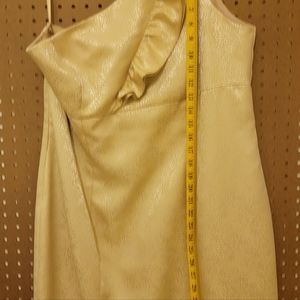 One side off shoulder evening dress